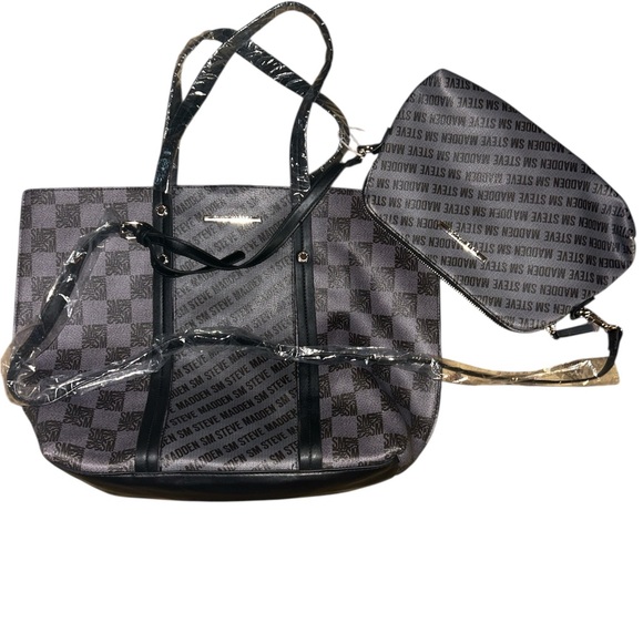 Steve Madden Teresa Logo Tote and Crossbody Bag Set NWOT - Picture 3 of 8